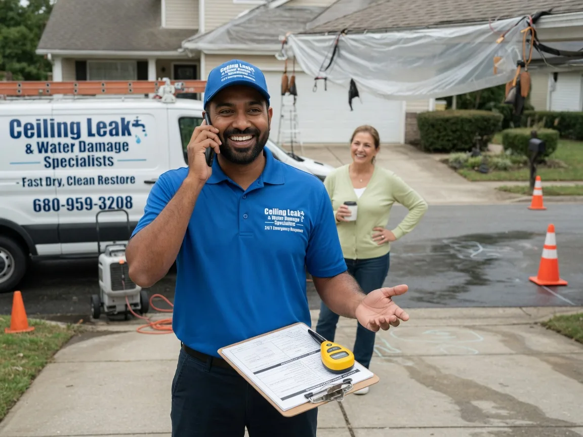 Ceiling Leak Cleanup Windsor, MO FAQs